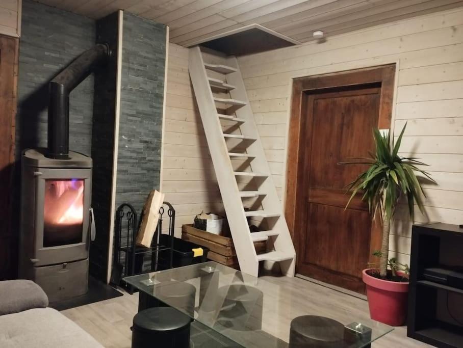 Chalet 8 Personnes + Grand Terrain Et Riviere Entremont Bagian luar foto