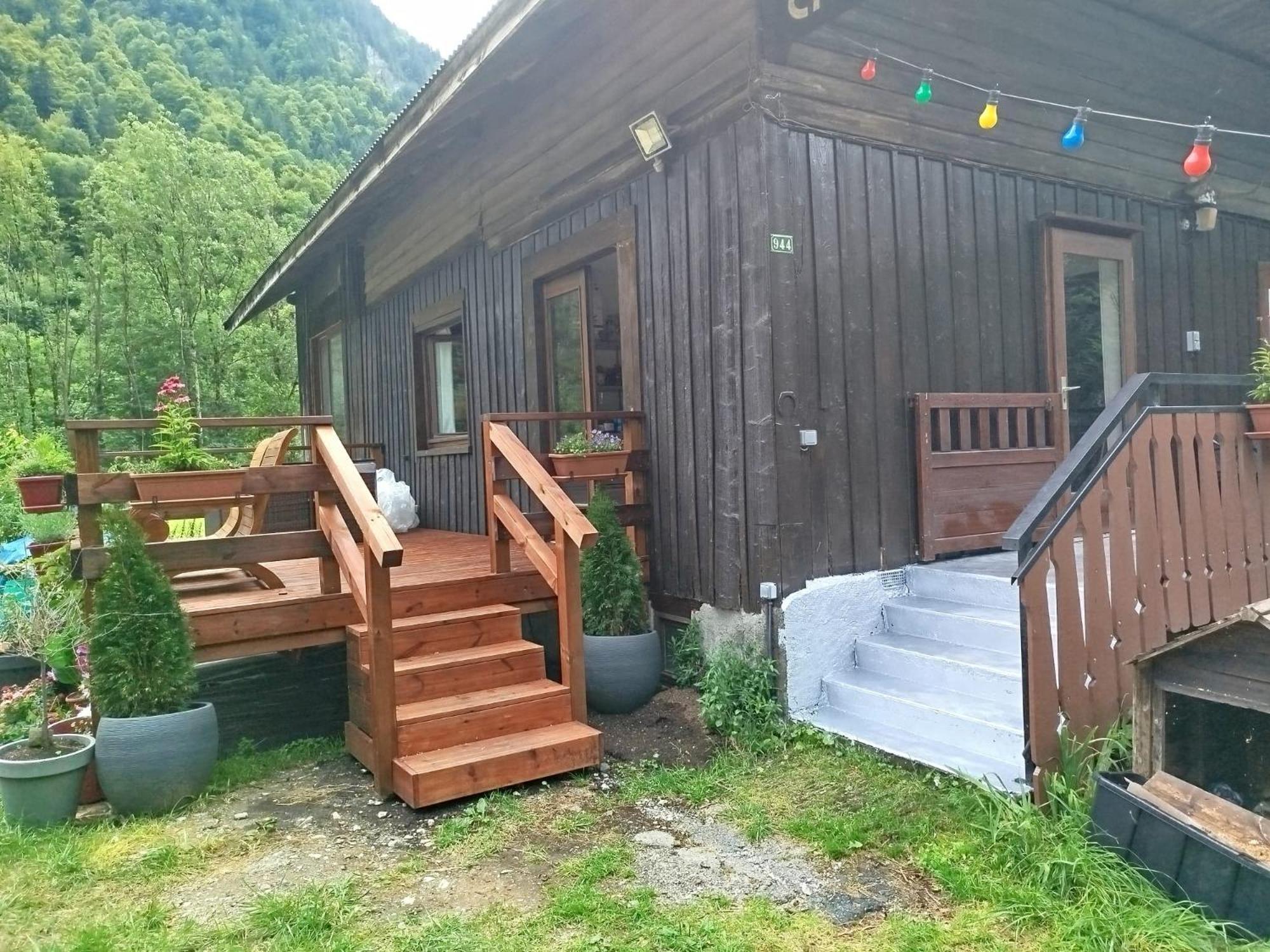 Chalet 8 Personnes + Grand Terrain Et Riviere Entremont Bagian luar foto